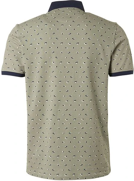 No-Excess No Excess Polo Print Groen - Afbeelding 4