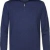 Profuomo Half Zip Trui Wol Navy
