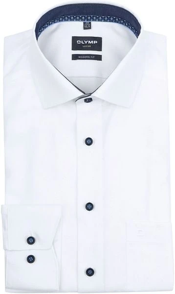 Olymp Luxor Overhemd Wit - Afbeelding 4