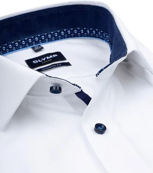 Olymp Luxor Overhemd Wit - Afbeelding 5