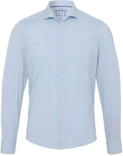 Pure The Functional Shirt Patroon Lichtblauw