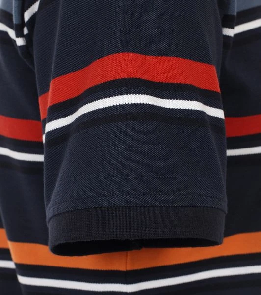 Casa Moda Poloshirt Strepen Navy - Afbeelding 3