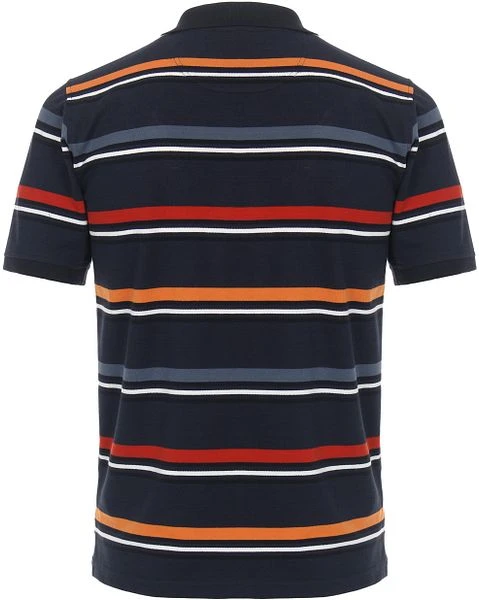 Casa Moda Poloshirt Strepen Navy - Afbeelding 4