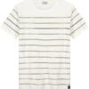Dstrezzed Knitted T-shirt Strepen Ecru