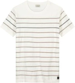 Dstrezzed Knitted T-shirt Strepen Ecru