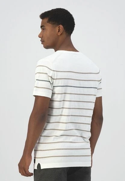 Dstrezzed Knitted T-shirt Strepen Ecru - Afbeelding 6