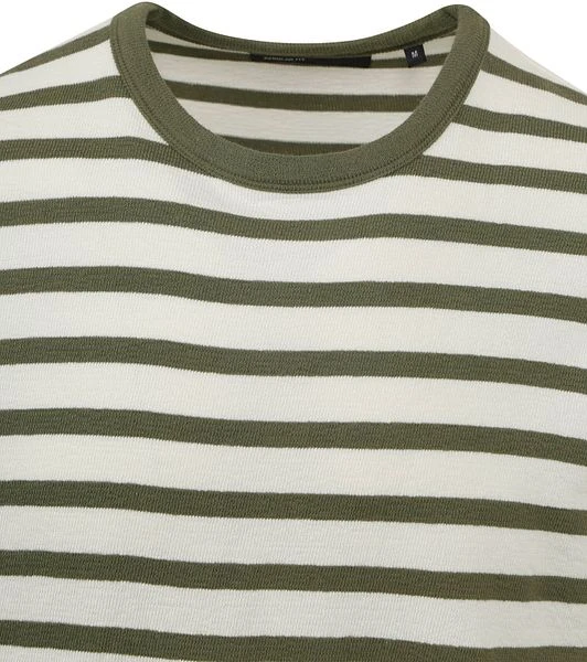 Marc O'Polo Trui Strepen Groen - Afbeelding 4