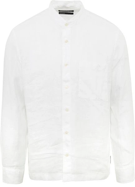 Marc O'Polo Overhemd Linnen Wit