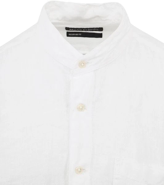 Marc O'Polo Overhemd Linnen Wit - Afbeelding 6