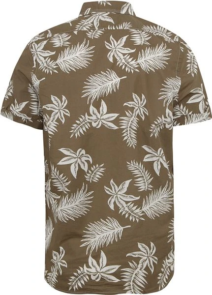 Scotch And Soda Shortsleeve Overhemd Print Groen - Afbeelding 6