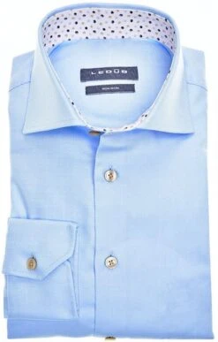 Ledub Overhemd Lichtblauw