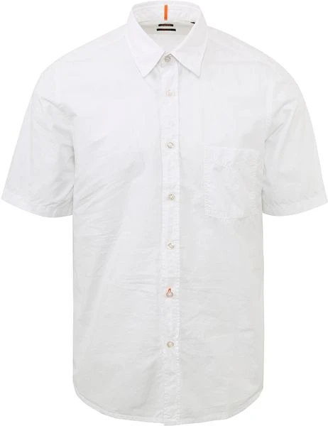 Hugo Boss Shortsleeve Overhemd Wit