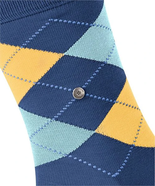 Burlington Manchester Sok Ruit Blauw 6051 - Afbeelding 4