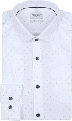 OLYMP Level 5 Overhemd Print Wit