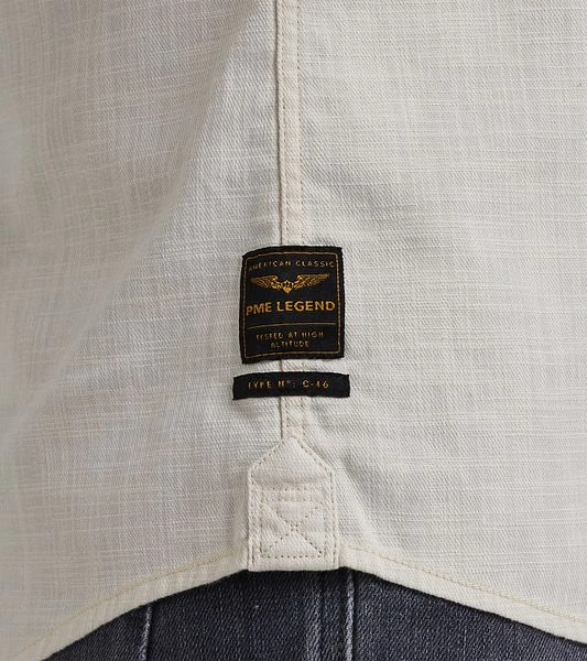PME Legend Short Sleeve Overhemd Ecru - Afbeelding 6