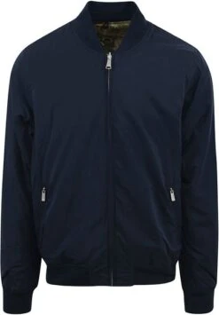 Scotch And Soda Reversible Bomberjas Navy