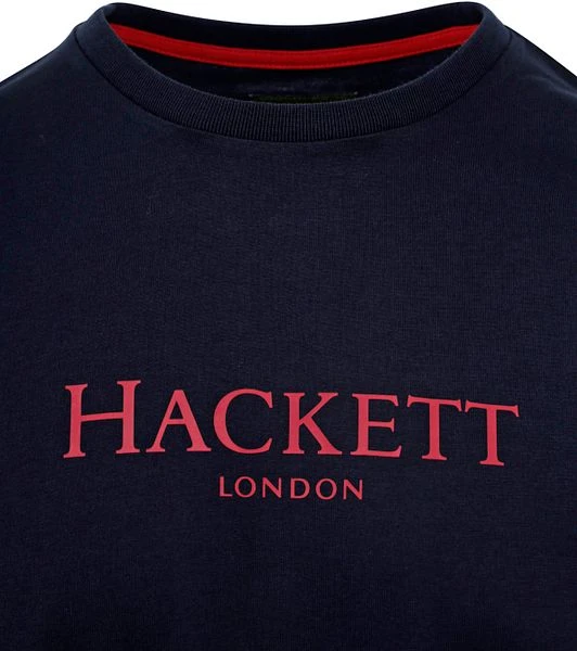 Hackett T-Shirt Logo Navy - Afbeelding 2