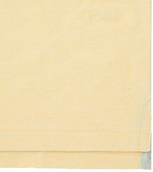 Profuomo Polo Geel Melange - Afbeelding 6