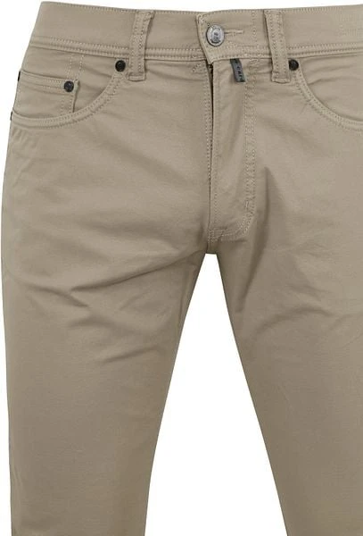 Pierre Cardin 5 Pocket Broek Antibes Vintage Kaki - Afbeelding 6