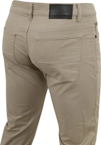 Pierre Cardin 5 Pocket Broek Antibes Vintage Kaki - Afbeelding 3