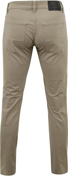 Pierre Cardin 5 Pocket Broek Antibes Vintage Kaki - Afbeelding 4