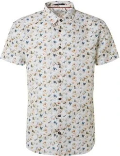 No-Excess No Excess Short Sleeve Overhemd Linnen Multicolour