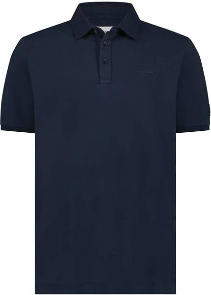 State Of Art Pique Polo Logo Donkerblauw - Afbeelding 5