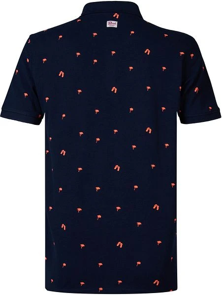Petrol Polo Palmbomen Navy