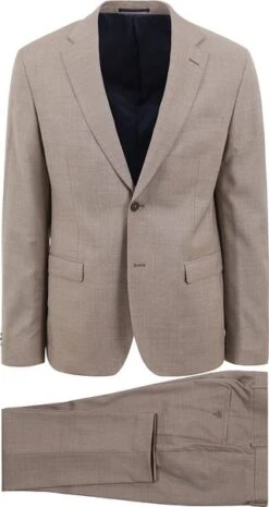 Suitable Strato Toulon Kostuum Wol Beige