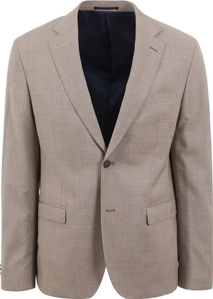 Suitable Strato Toulon Kostuum Wol Beige - Afbeelding 2