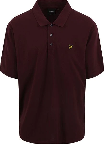 Lyle And Scott Polo Burgundy Bordeaux - Afbeelding 5