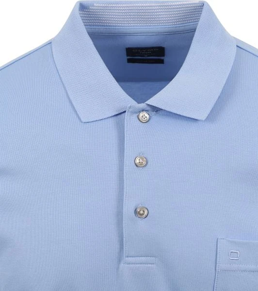 OLYMP Polo Lichtblauw - Afbeelding 6