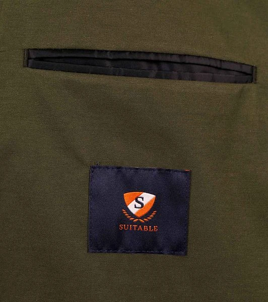 Suitable Regenjas Donkergroen - Afbeelding 6