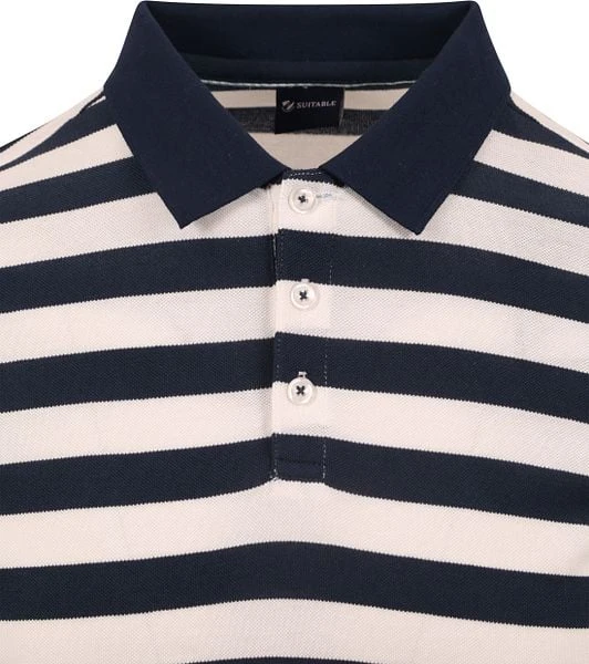 Suitable Balky Polo Navy - Afbeelding 6