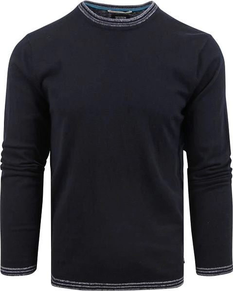 Scotch And Soda Pullover Wolmix Navy - Afbeelding 5