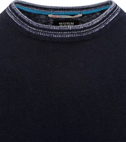 Scotch And Soda Pullover Wolmix Navy - Afbeelding 2