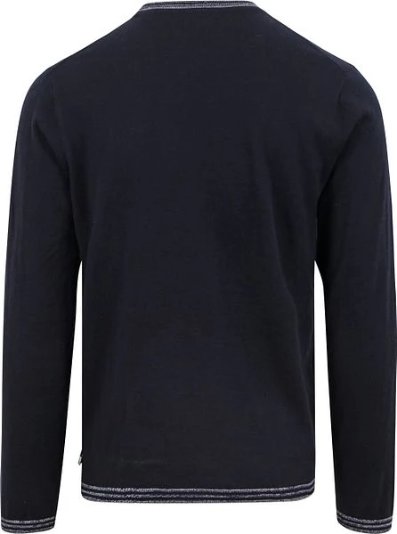 Scotch And Soda Pullover Wolmix Navy - Afbeelding 4