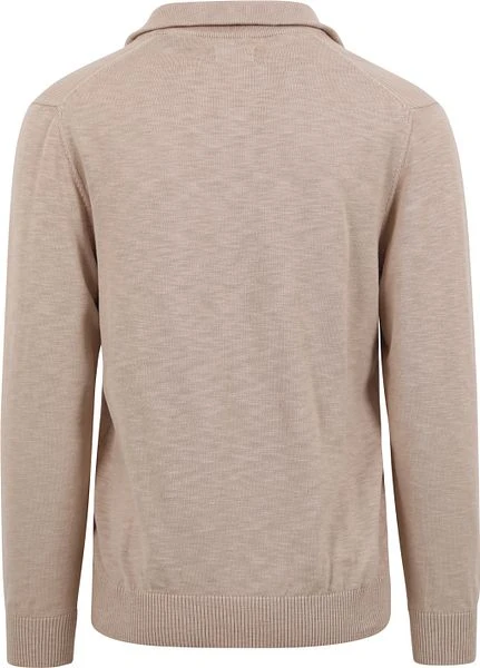 Gant Halfzip Trui Beige - Afbeelding 4