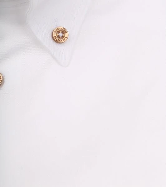 Ledub Short Sleeve Overhemd Wit Bruin - Afbeelding 6