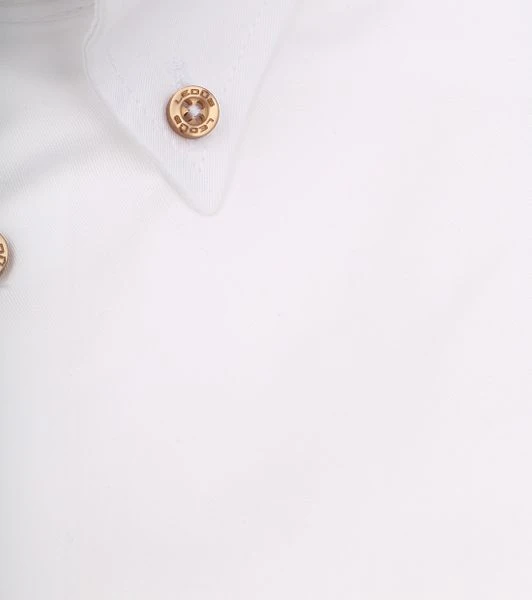 Ledub Short Sleeve Overhemd Wit Bruin - Afbeelding 3