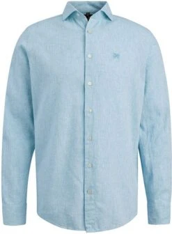 Vanguard Overhemd Linnen Lichtblauw